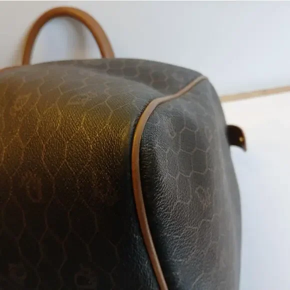 FLASH SALE Authentic Christian Dior Honeycomb Boston Medium Weekender Bag